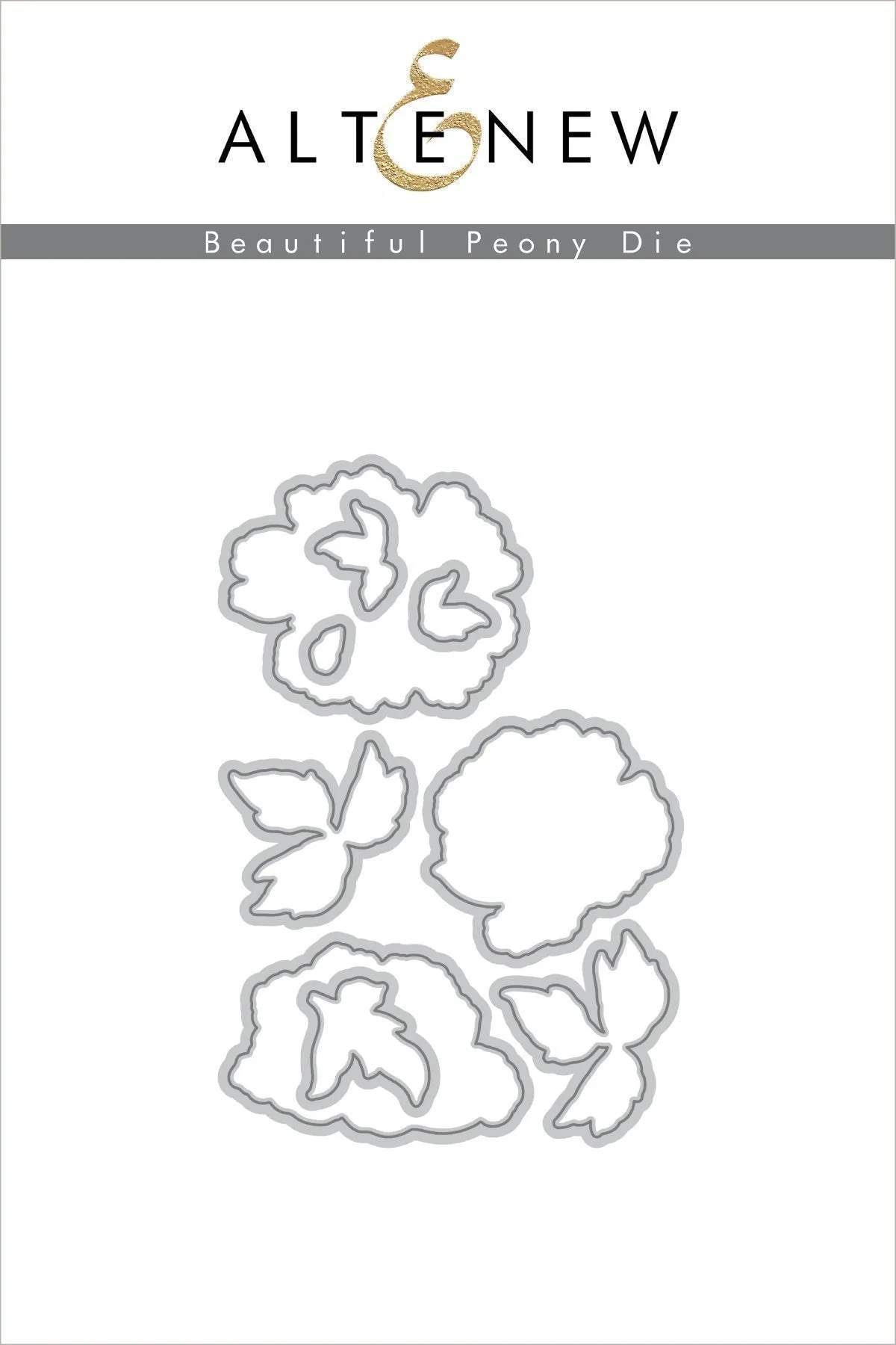 Beautiful Peony Die Set