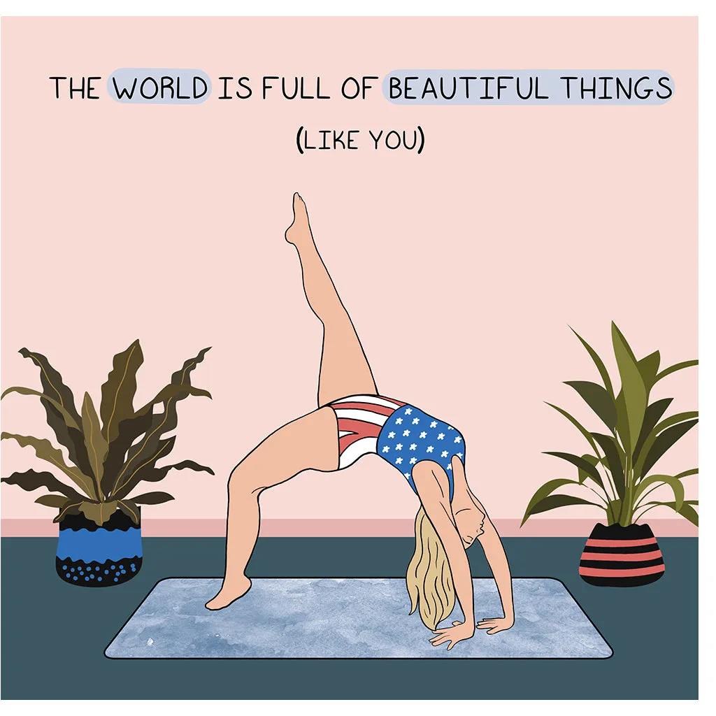 Beautiful Things Doodle Card