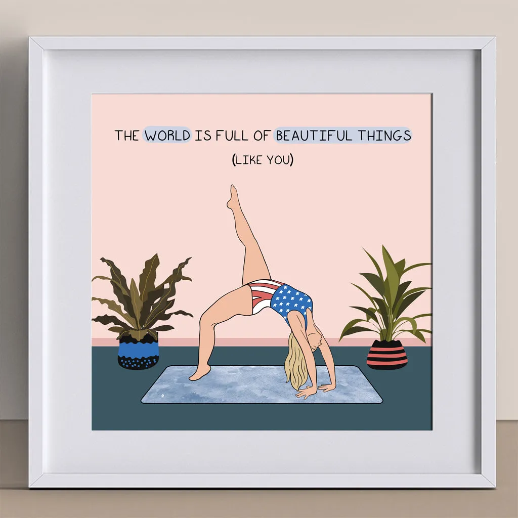 Beautiful Things Doodle Card