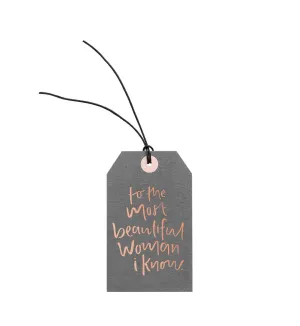 Beautiful Woman Gift Tag