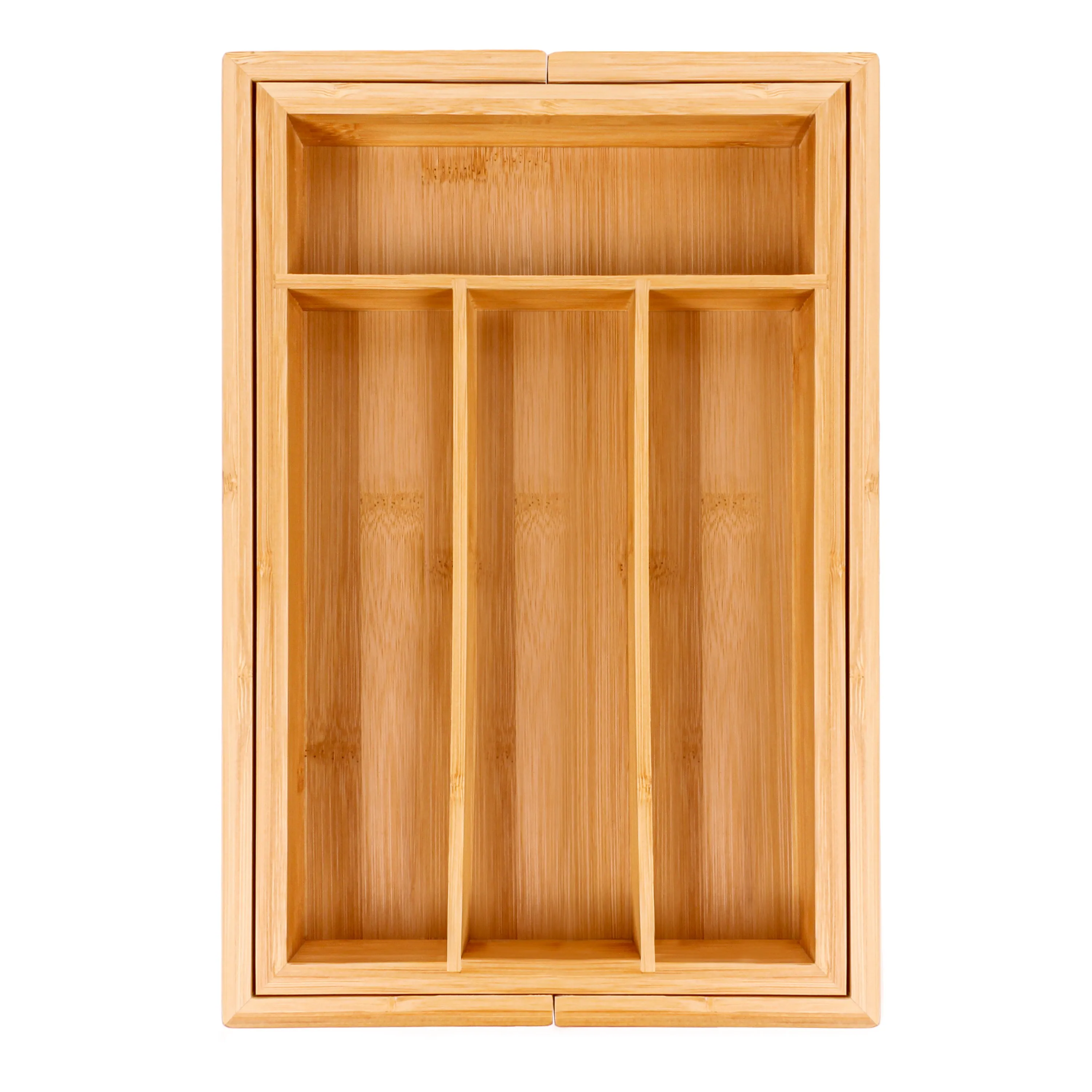 BergHOFF Bamboo 6-Slot Expanding Flatware Organizer