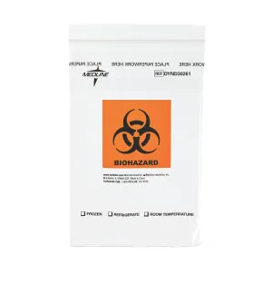 Biohazard Bags Zipper seal 6" x 9" (Pack of 100)