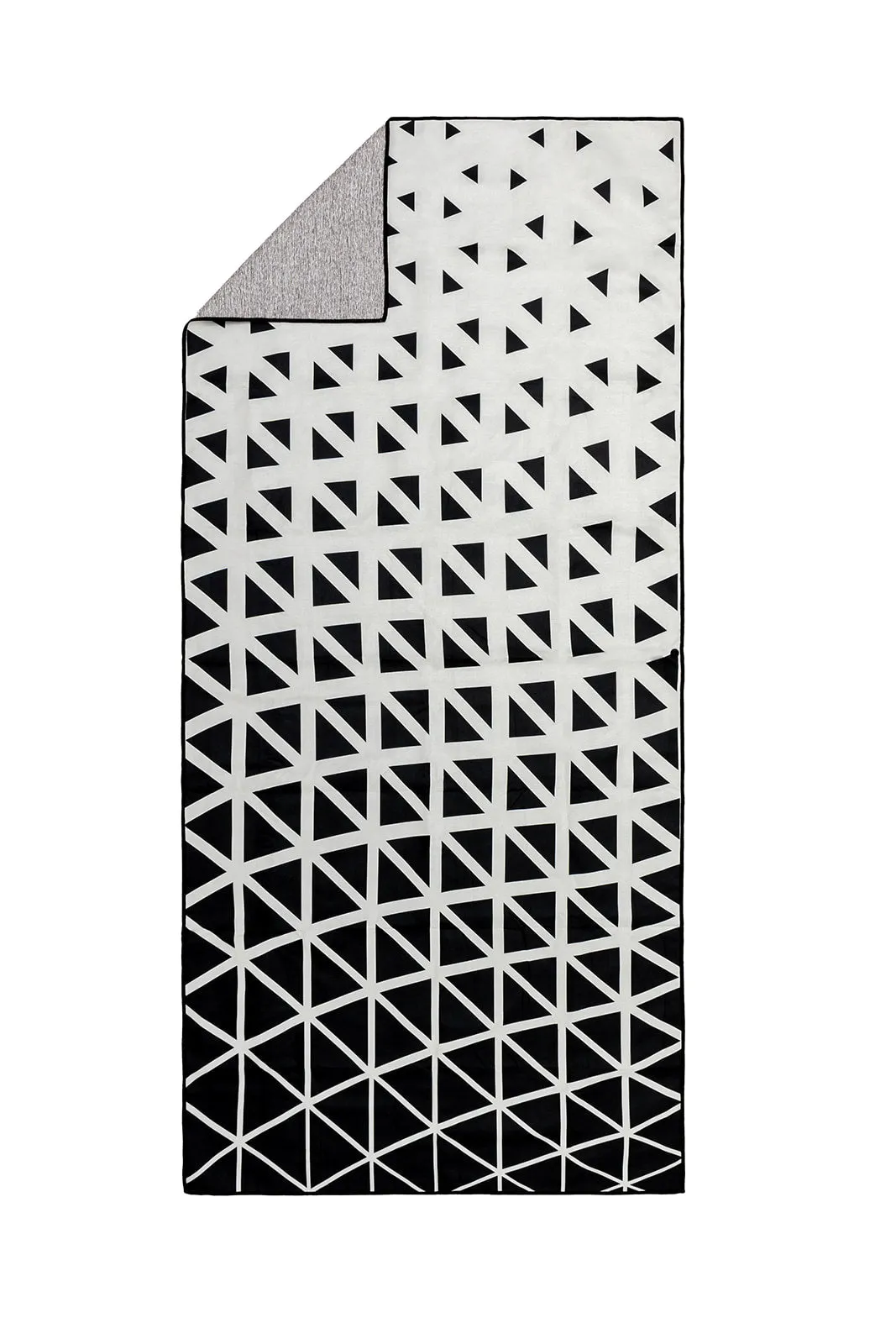 Black/White Gym Towel & Pouch