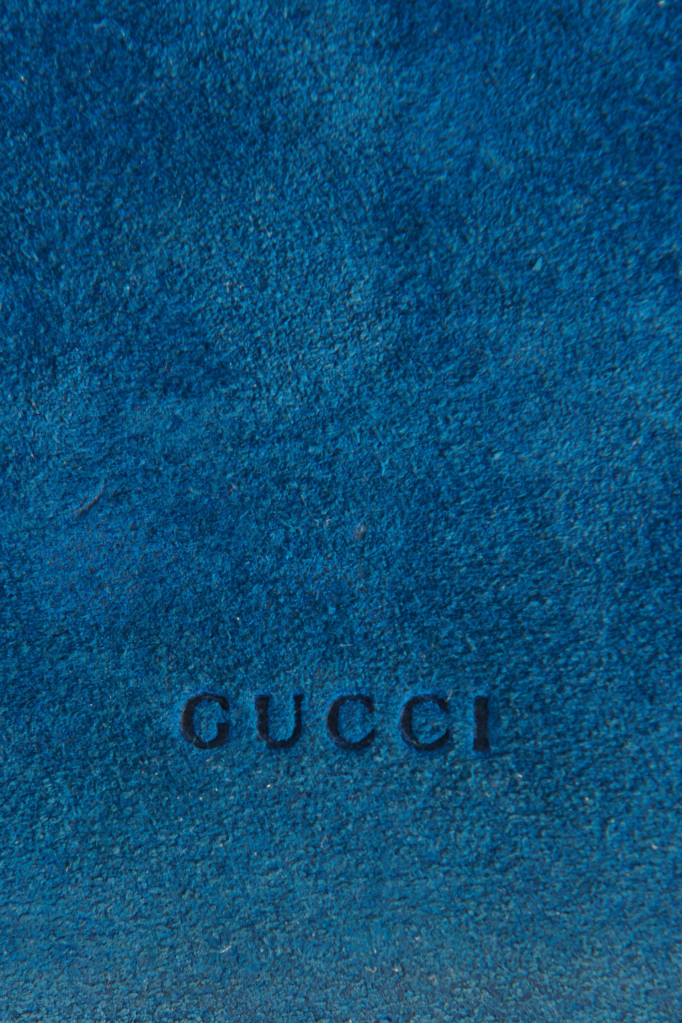 Blue Suede Mini Dionysus Wallet on Chain Preowned Bag
