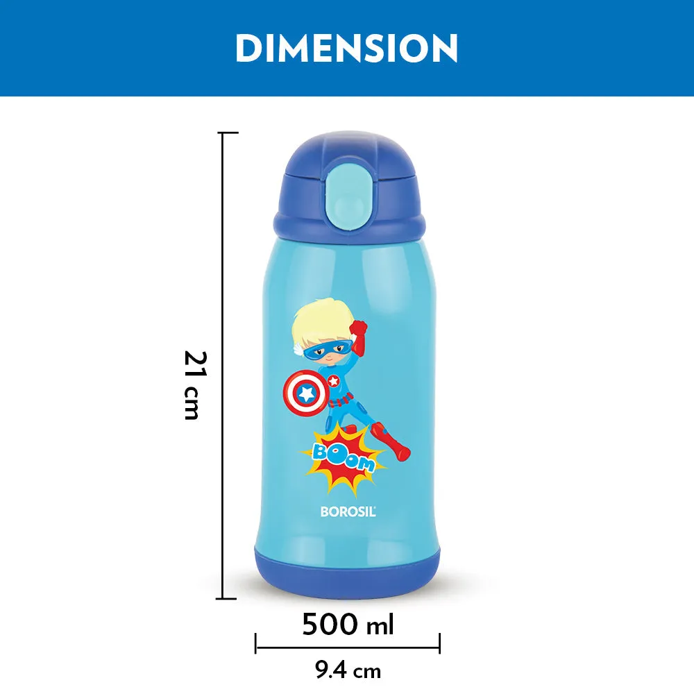 Borosil Superhero Kids Sipper