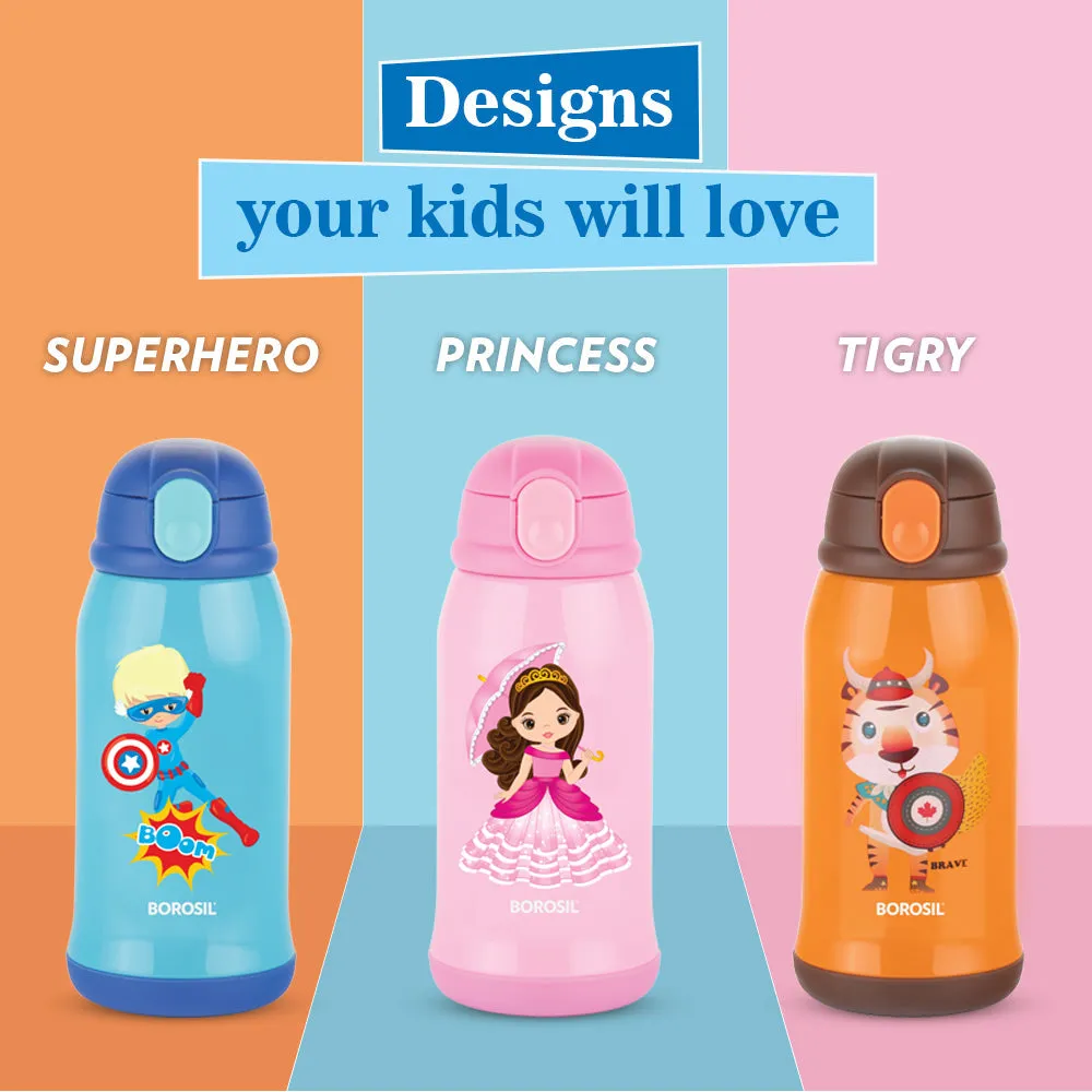 Borosil Superhero Kids Sipper