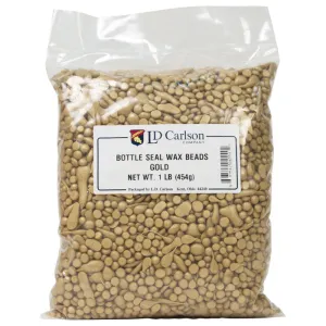 Bottle Seal Wax Beads, Gold