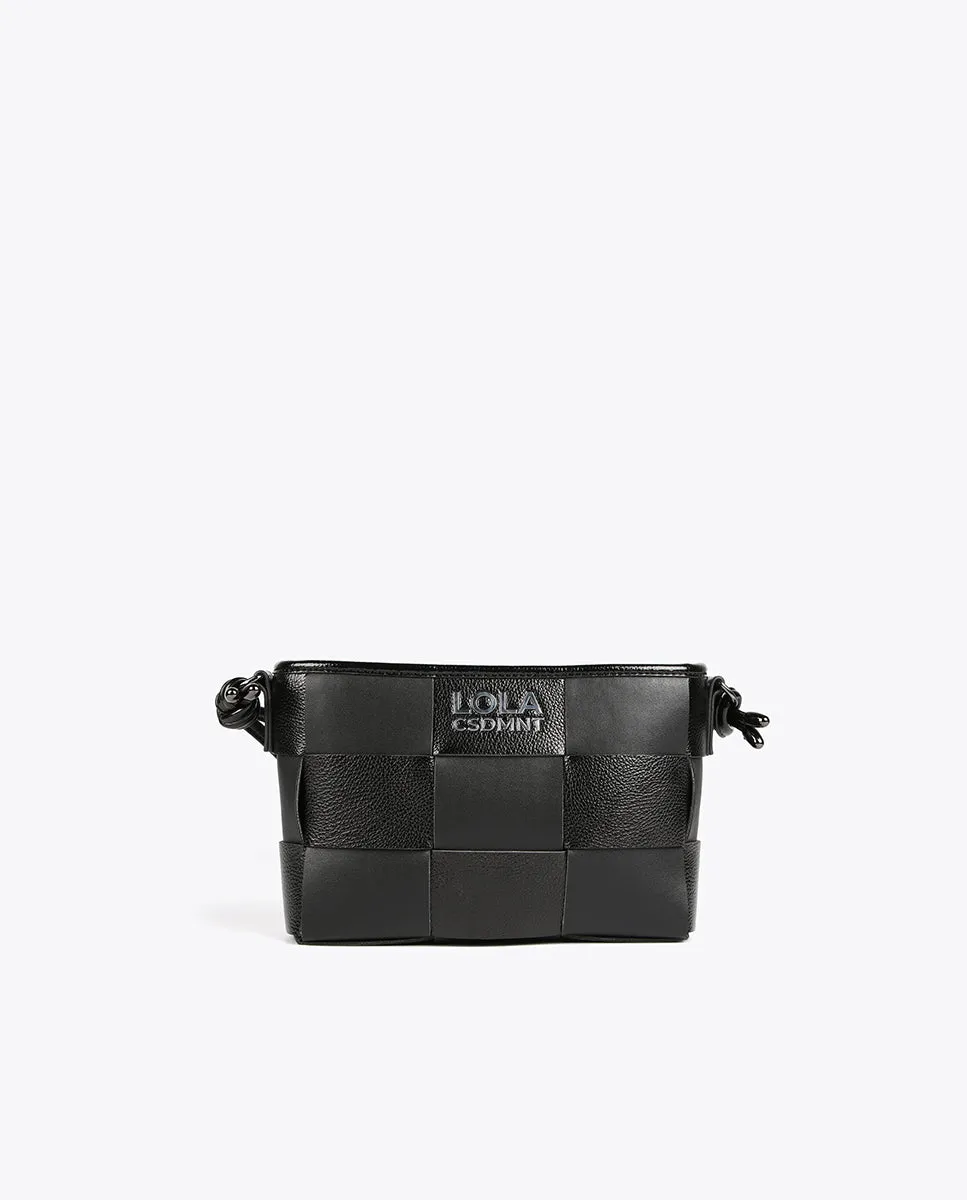 Braided crossbody bag