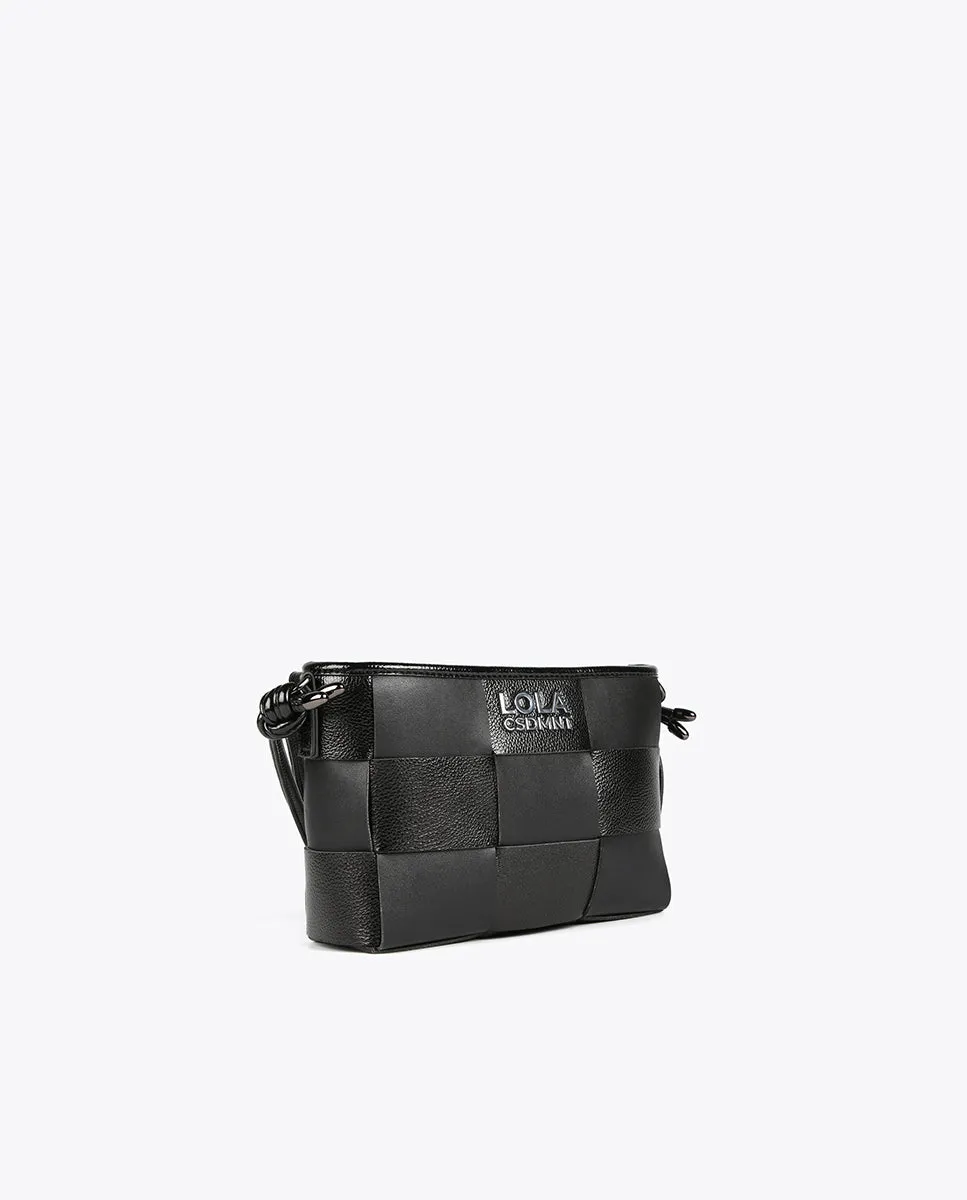 Braided crossbody bag