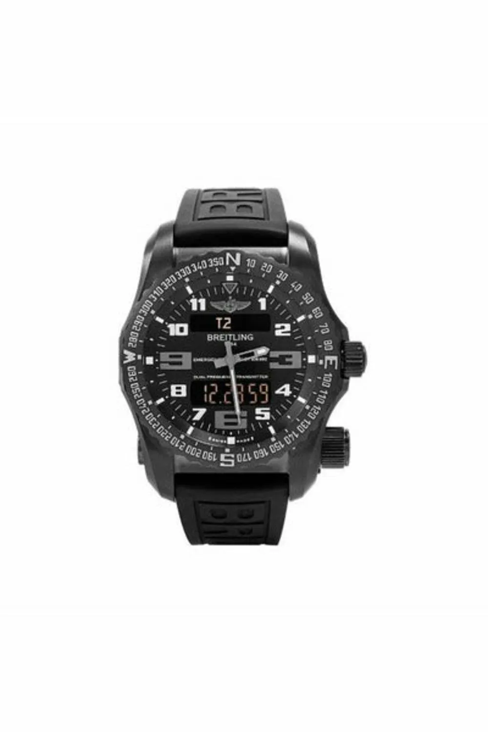 breitling emergency ii b50 51mm titanium men's watch