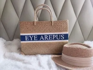 Bridesmaids tote Large beach bag Engagement gift