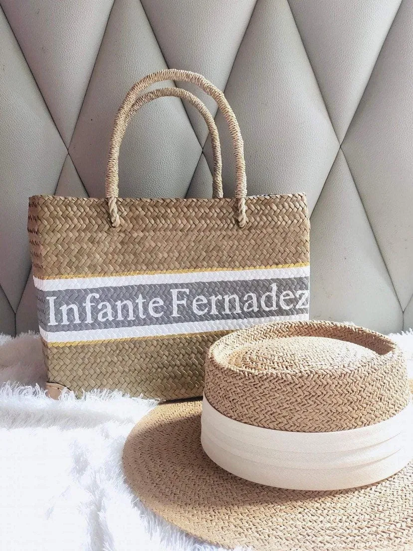 Bridesmaids tote Large beach bag Engagement gift