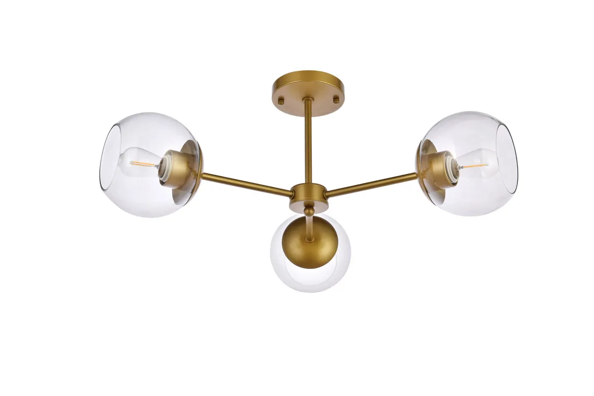 Briggs 3 Light Flush Mount