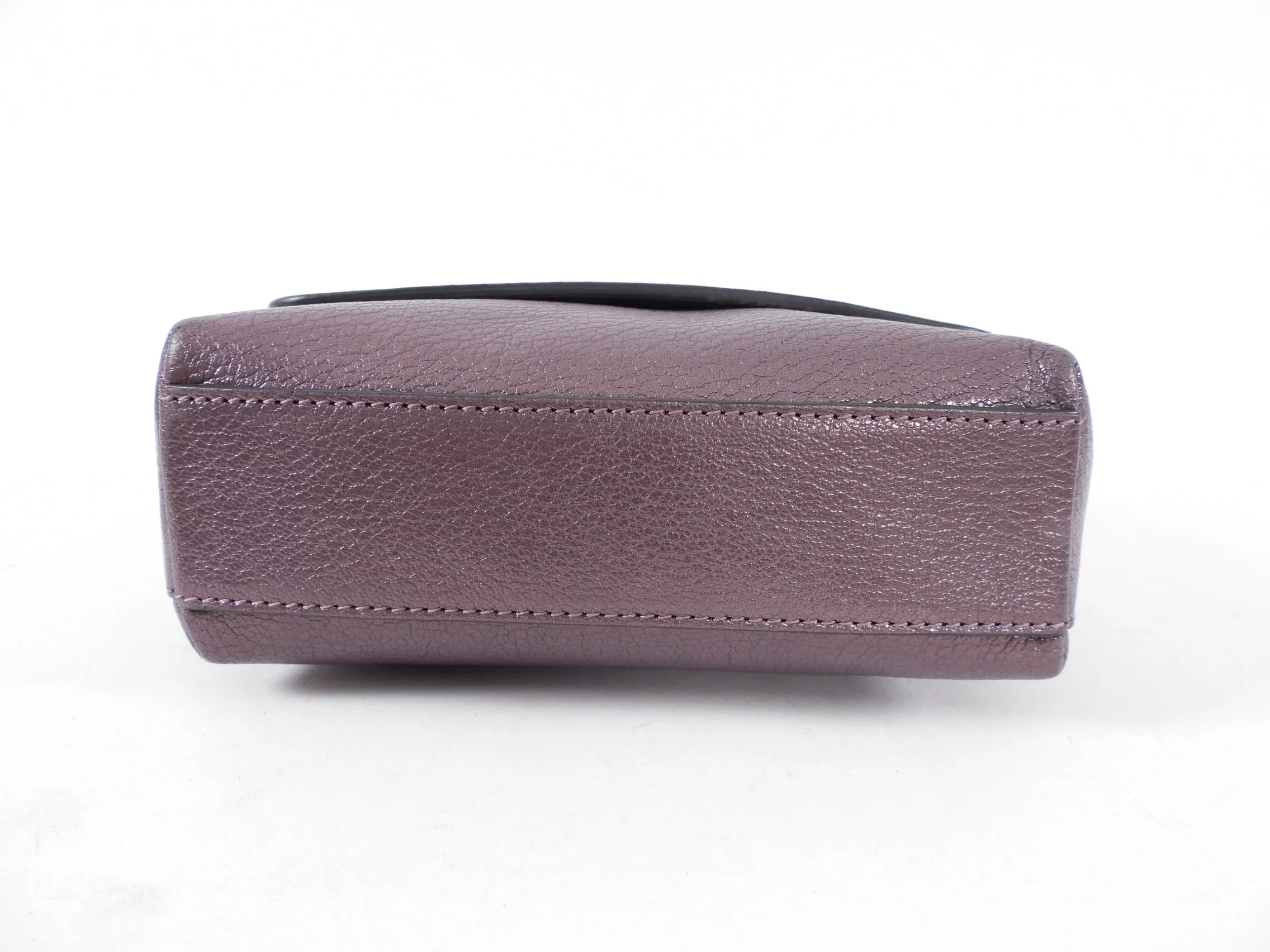 Brunello Cucinelli Dark Purple Metallic Monili Crossbody Bag