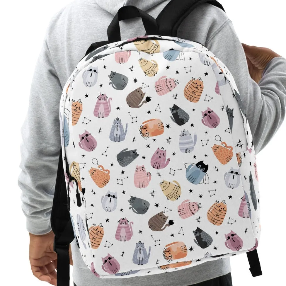 Cat Lovers Favorite Minimalist Backpack, lioness-love