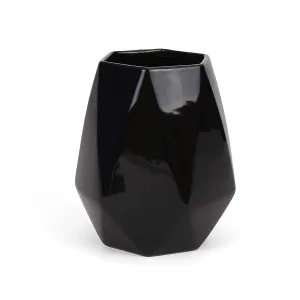 Ceramic Utensil Holder - Black