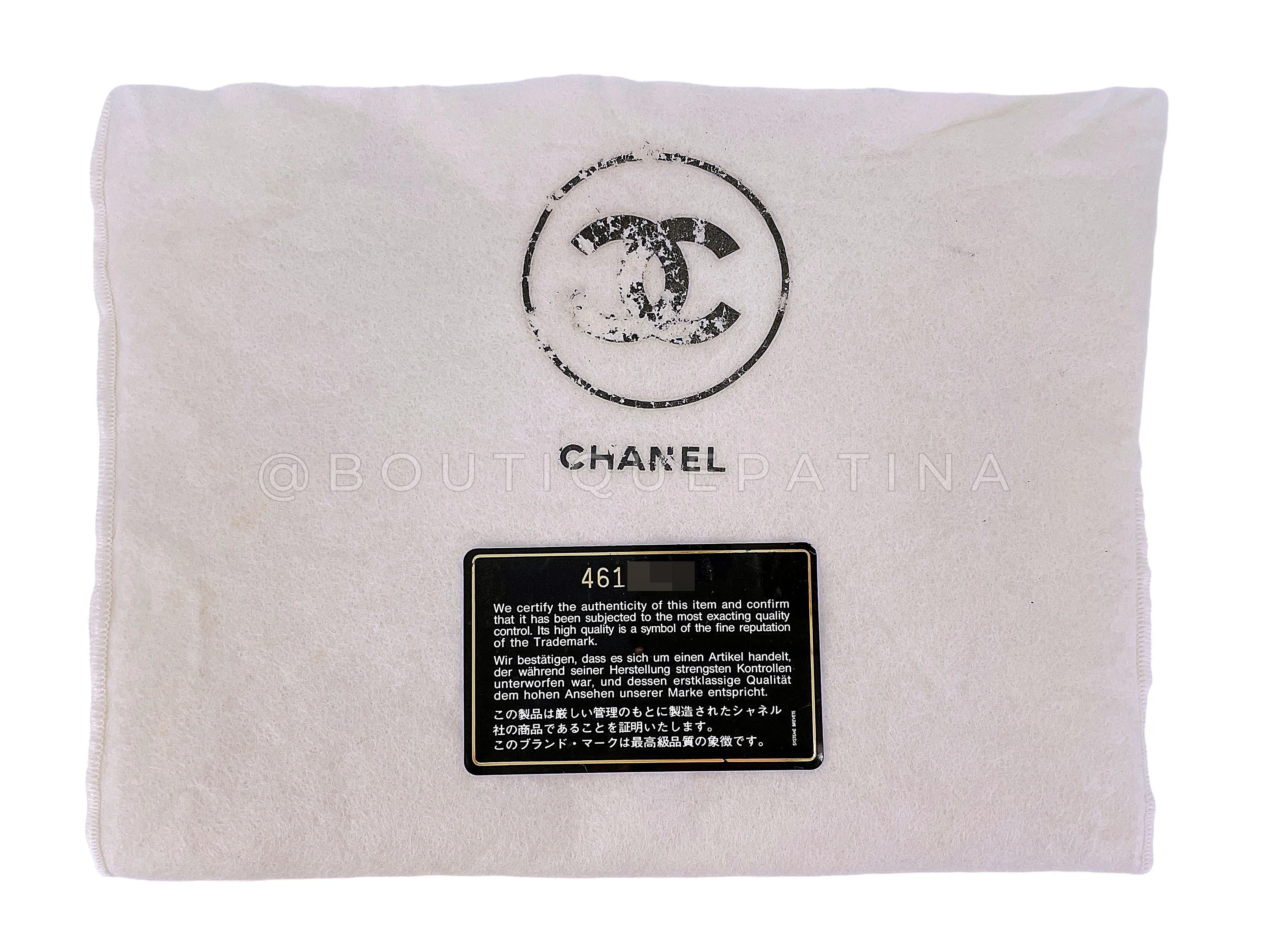Chanel 1997 Vintage Black Small Classic Double Flap Bag 24k GHW