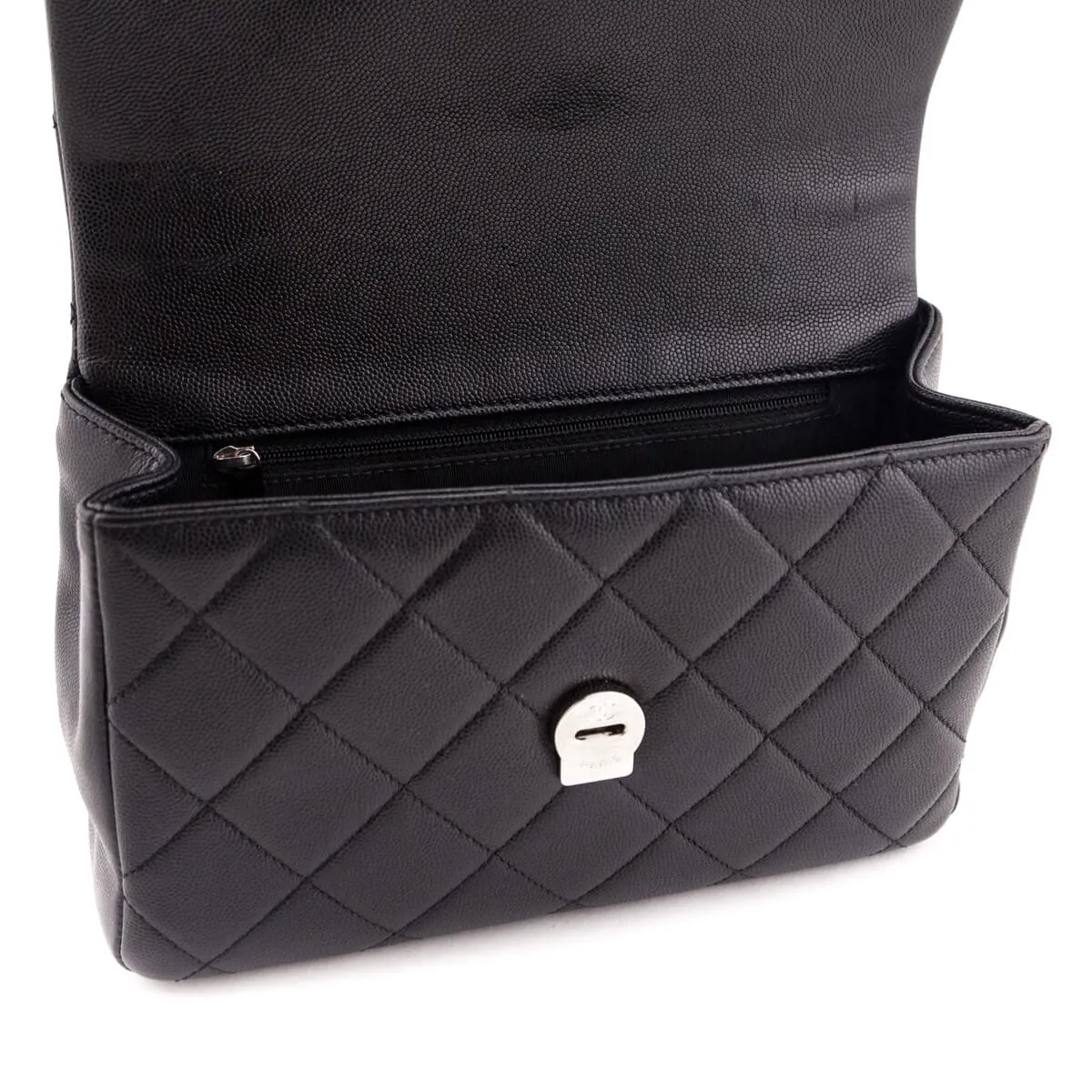 Chanel Black Quilted Grained Calfskin My Everything Flap Bag