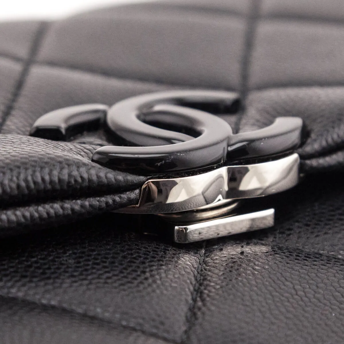 Chanel Black Quilted Grained Calfskin My Everything Flap Bag