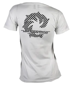 Checker Ladies S/S V-Neck T-Shirt