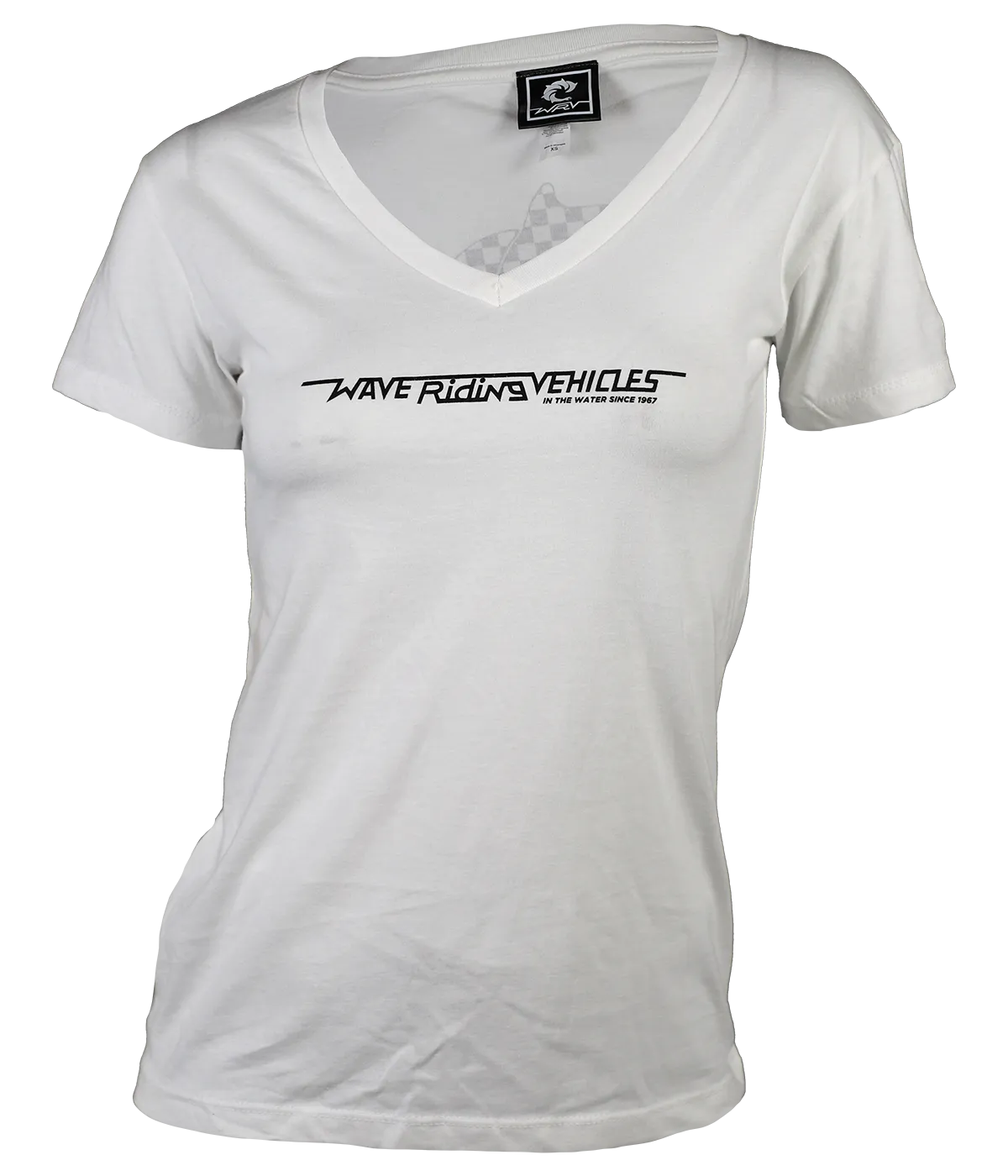 Checker Ladies S/S V-Neck T-Shirt