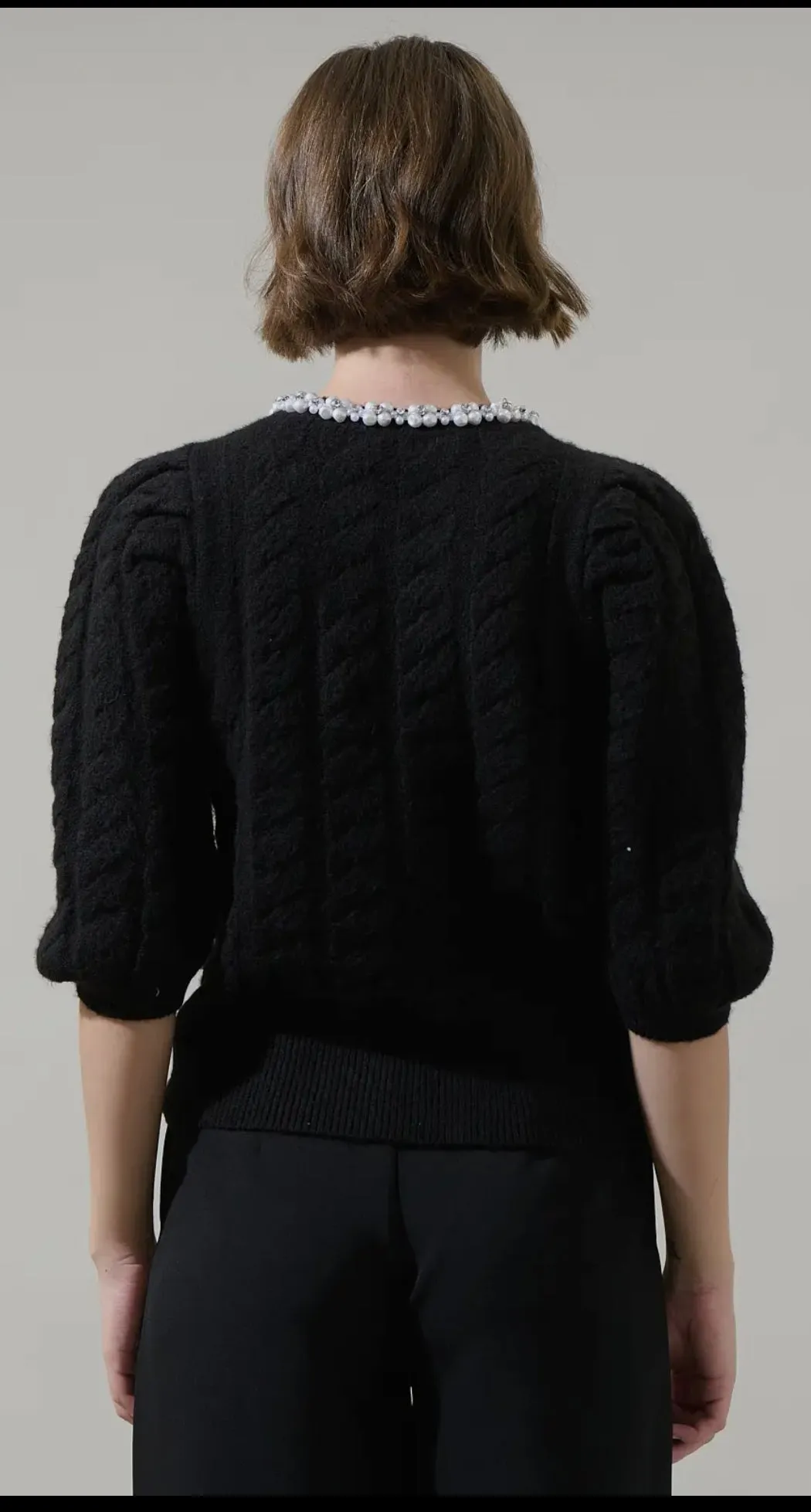 Chelsea Embellished Crop Cardigan