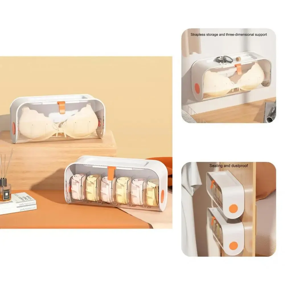 Clear Window Sock Organizer - White Silicon