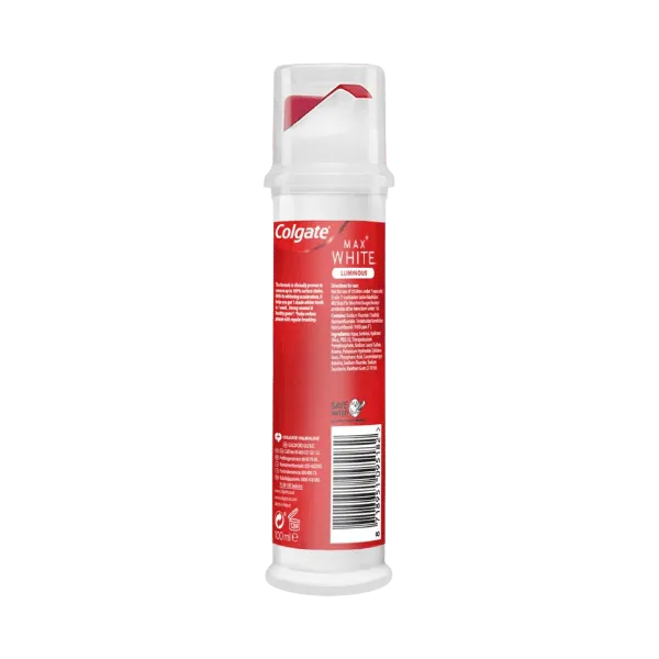 Colgate Max White Luminous ToothPaste Pump 100ml