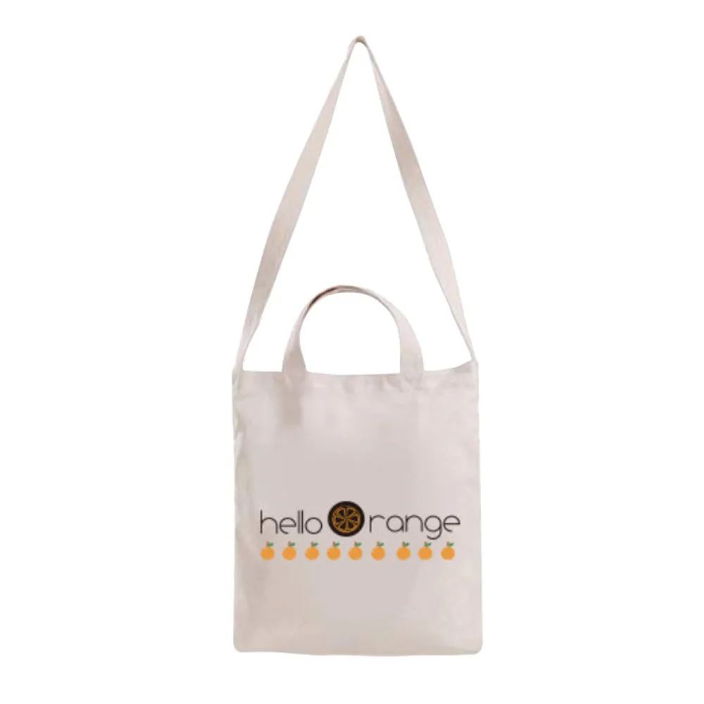 Cotton Canvas Tote Bag with Shoulder Straps