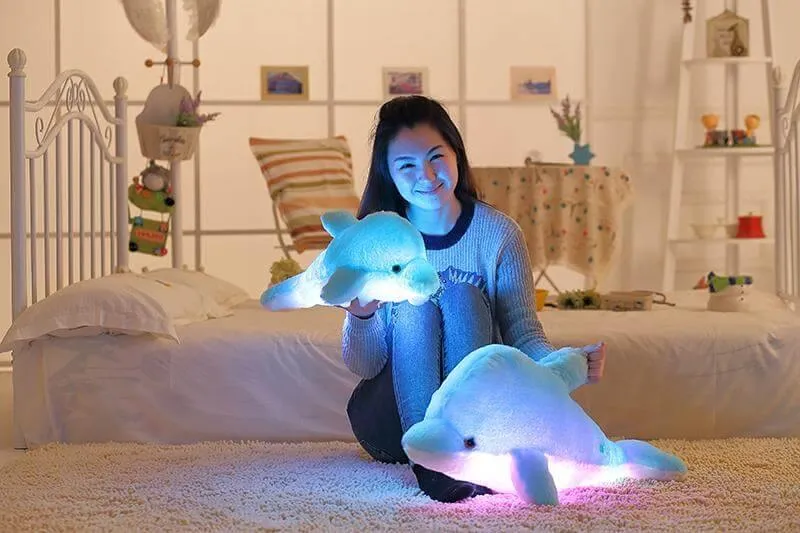 Creative Luminous Light-up Plush Dolphin