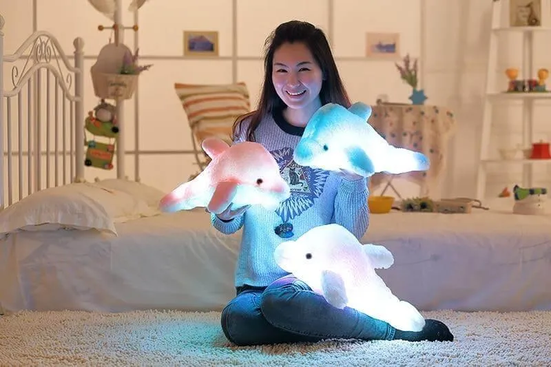 Creative Luminous Light-up Plush Dolphin