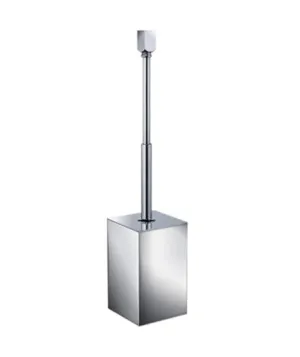 Cube Freestanding Toilet Brush & Metal Holder