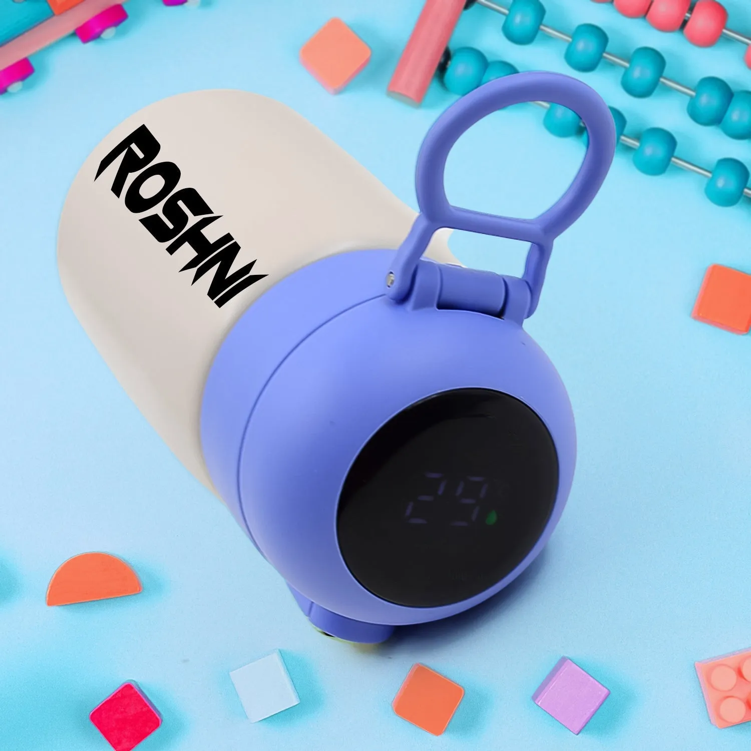 Customize Smart Vacuum Insulated Water Bottle with LED Temperature Display (300 ML Approx)