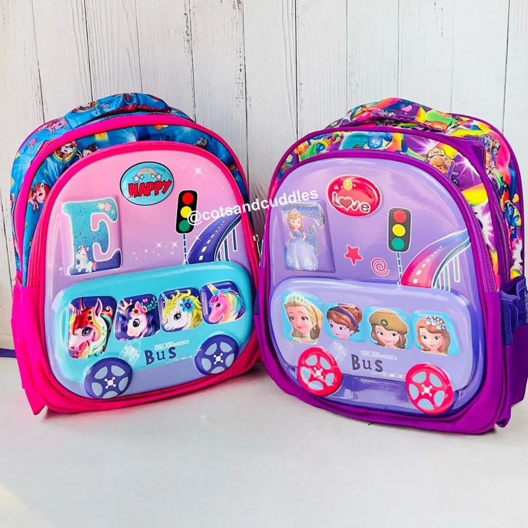 Cute Design Hardshell Backpack For Kids (Batman)