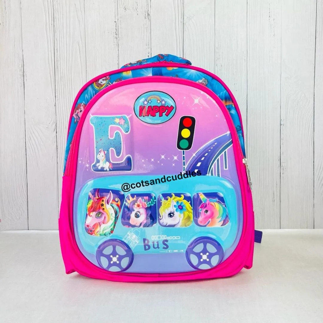 Cute Design Hardshell Backpack For Kids (Batman)
