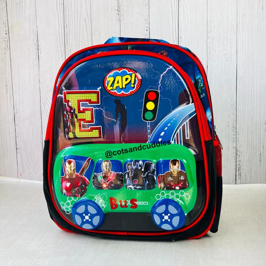 Cute Design Hardshell Backpack For Kids (Batman)