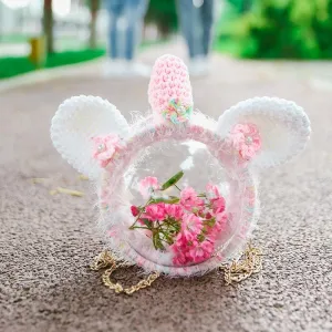 Cute Unicorn Crochet Crossbody Purse Unicorn Crochet Shoulder Bag for Girl Unicorn Crochet Crossbody Purses
