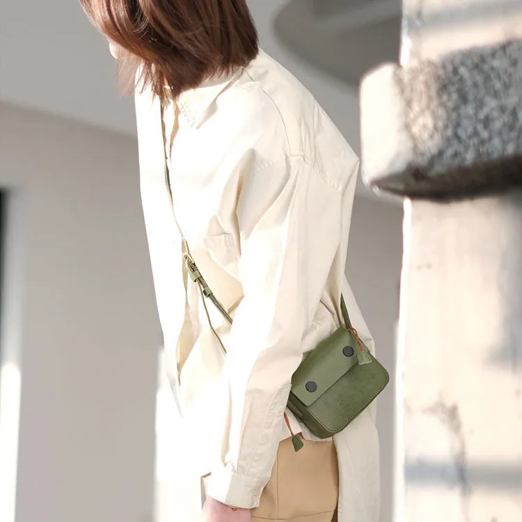 Cute Womens Mini Leather Crossbody Purse Side Bags For Women