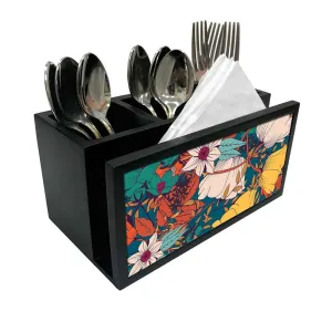 Cutlery Tissue Holder Napkin Stand -  Elegance
