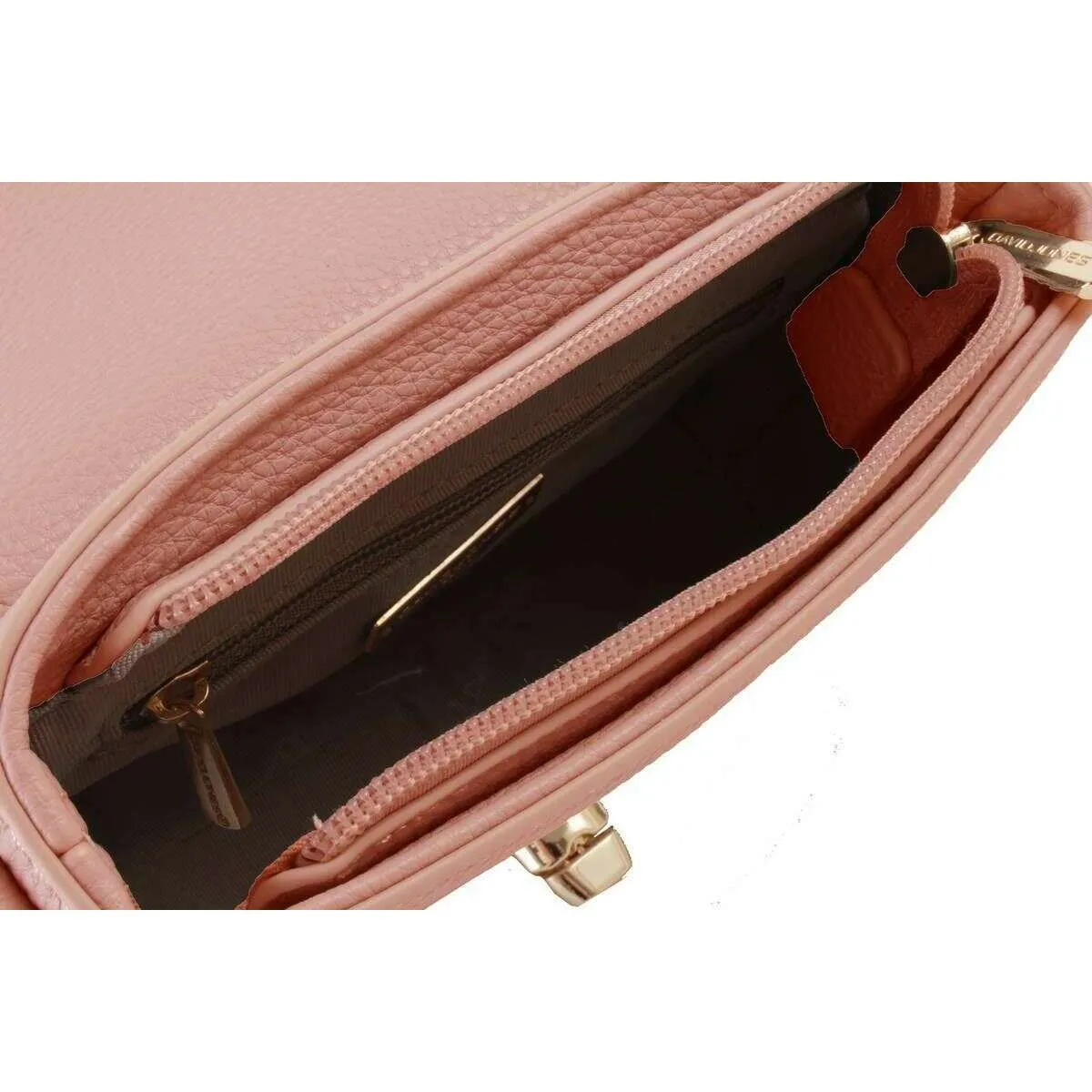 David Jones Small Full Flap Turnlock Across Body Bag - Pink