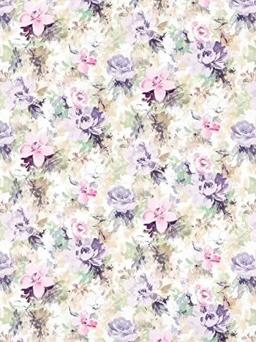 DDECOR Live beautiful Cotton 136 TC Bedsheet (Queen_Purple)