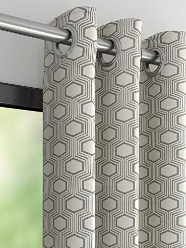 D'Decor Live Beautiful Window Curtain 5 Ft (Pack of 1) - Grey