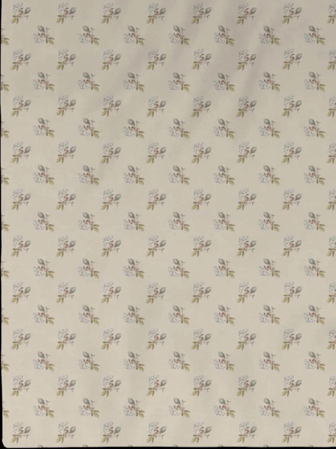 DDecor - Pack of 1 Beige Floral 100% Cotton Reversible Single Quilt