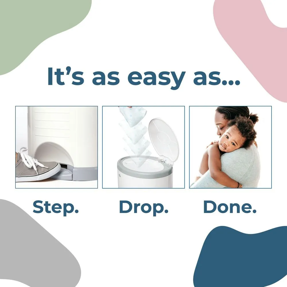 Dekor Plus Hands-Free Diaper Pail