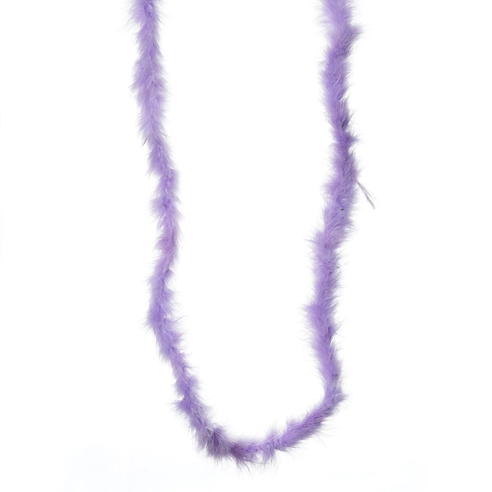 Deluxe Marabou Ostrich Feather Boa - Lavender- 2 Yards