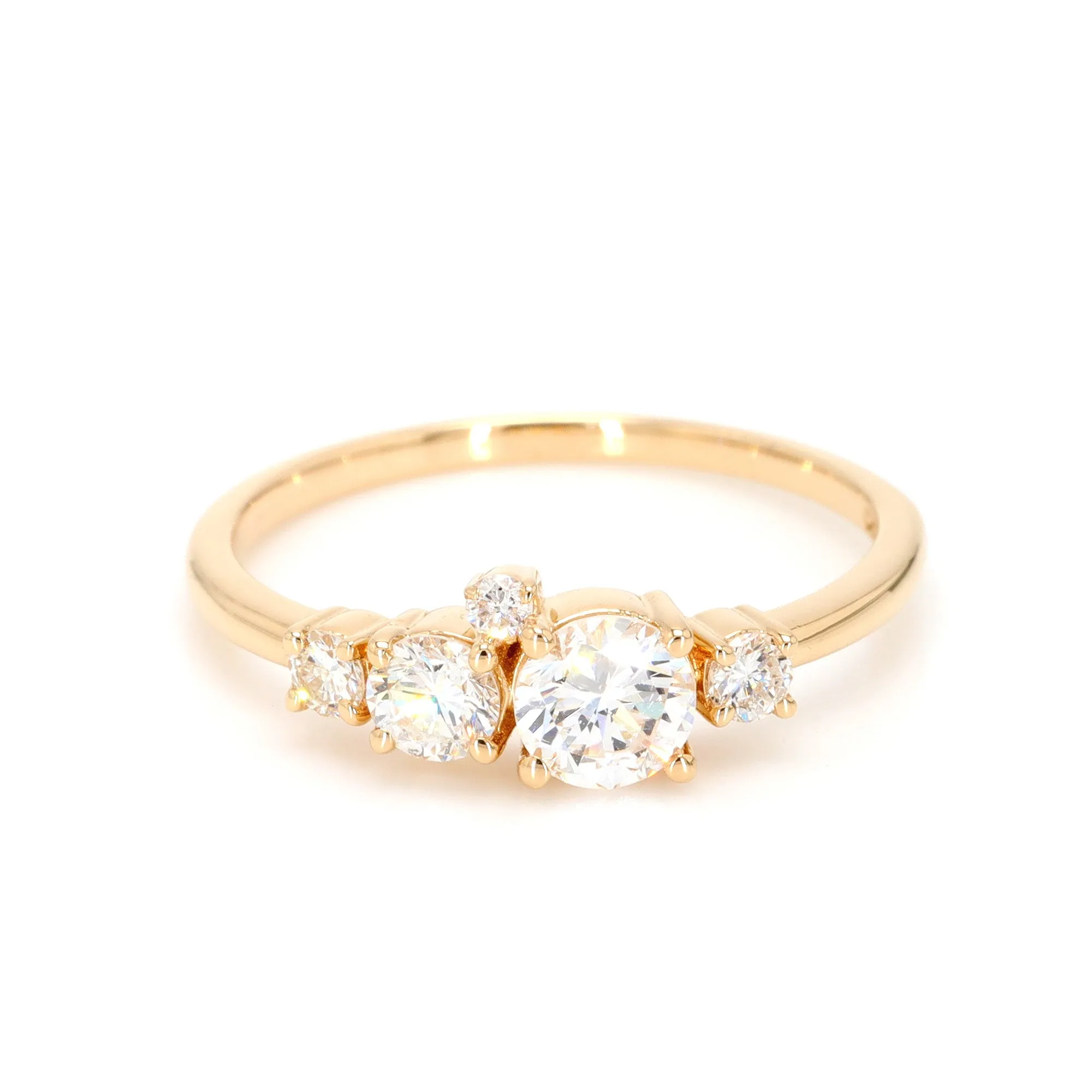 Diamond Cluster Ring