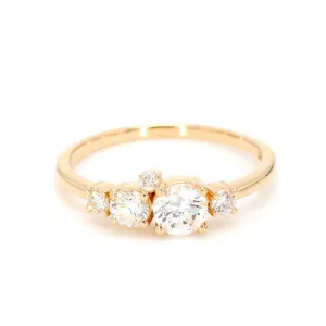 Diamond Cluster Ring