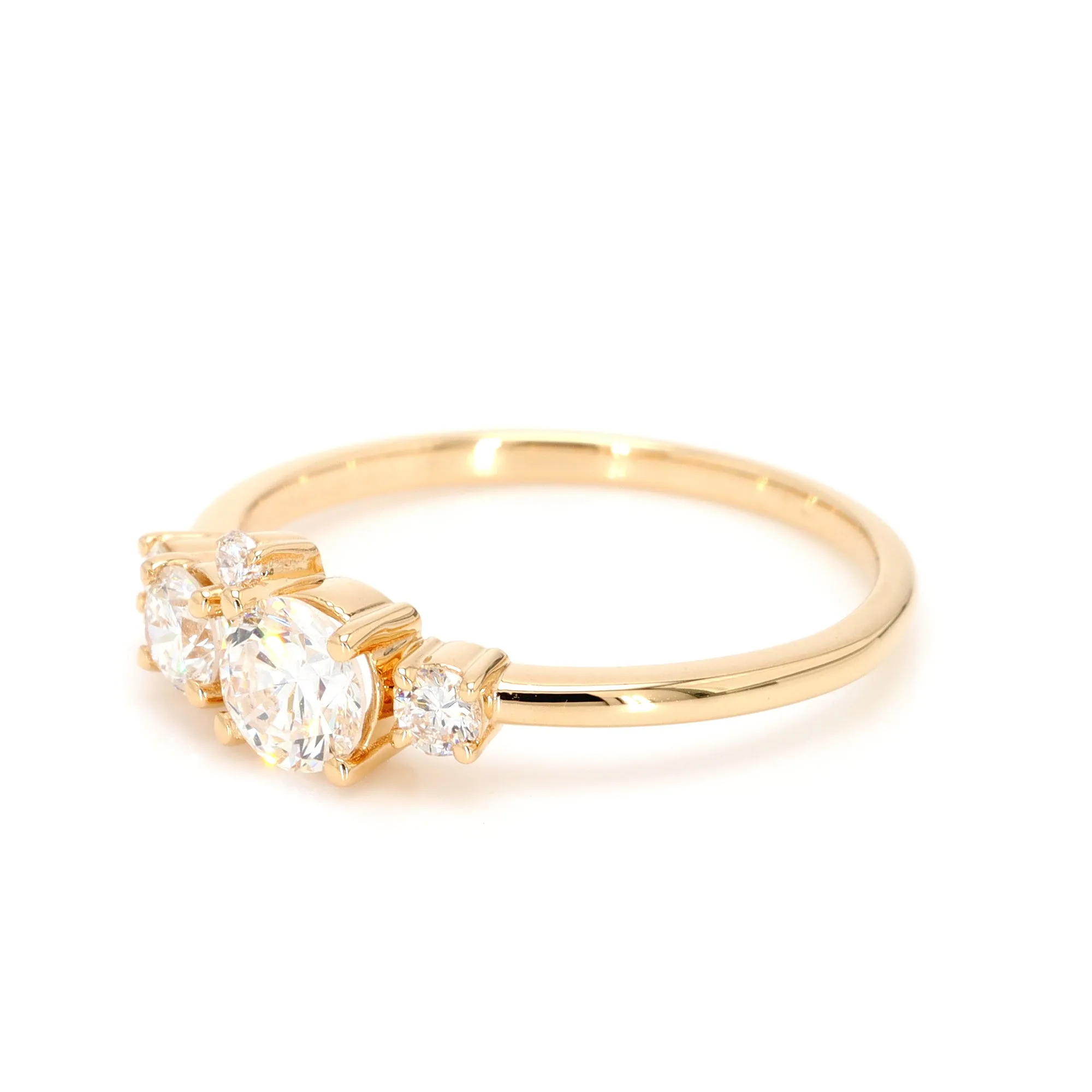 Diamond Cluster Ring