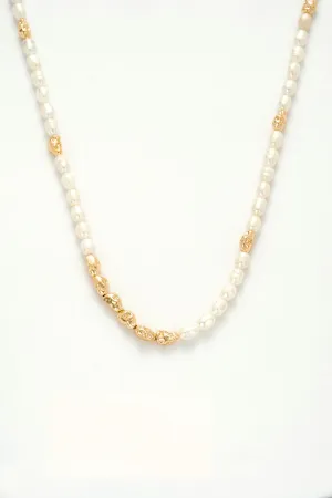 Diana Pearl Beaded Necklace