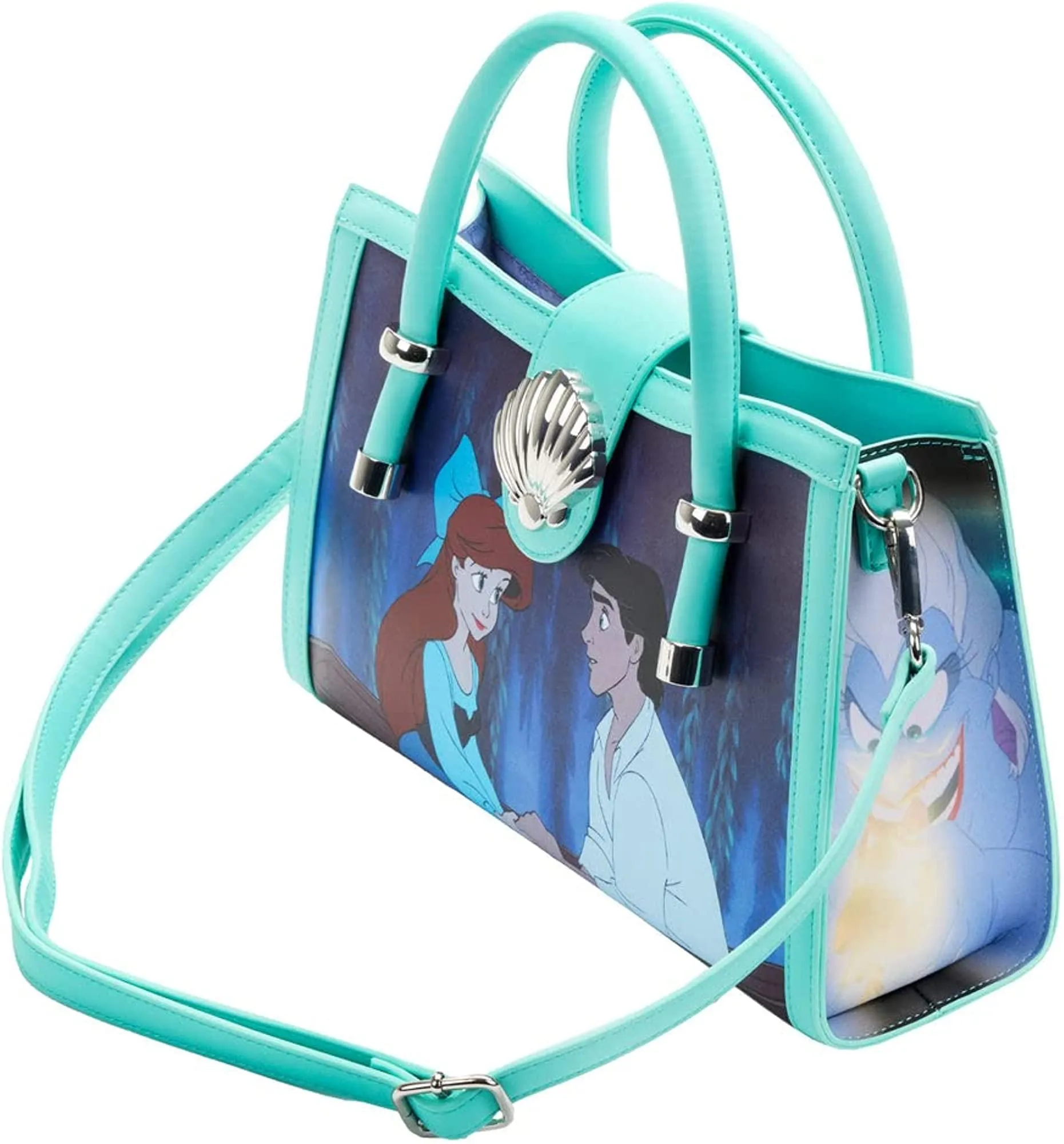 Disney The Little Mermaid Princess Scenes Crossbody Bag